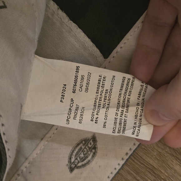 Loose Fit Double Knee Work Pants Charcoal Gray Dickies 50×32 - Picture 10 of 12